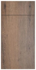 Dark Grain frameless door