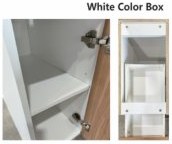 Frameless white color box