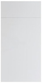 Glossy White frameless door
