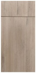 Light Grain frameless door