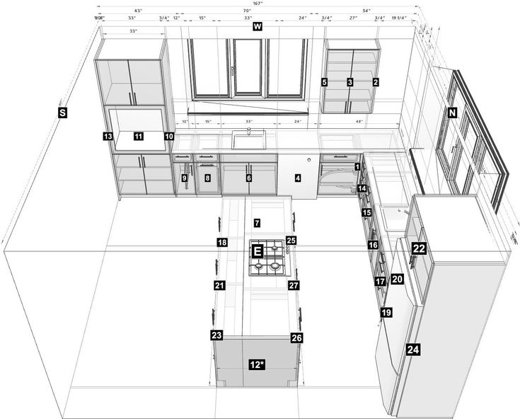 Interior designer working on 3D room rendering