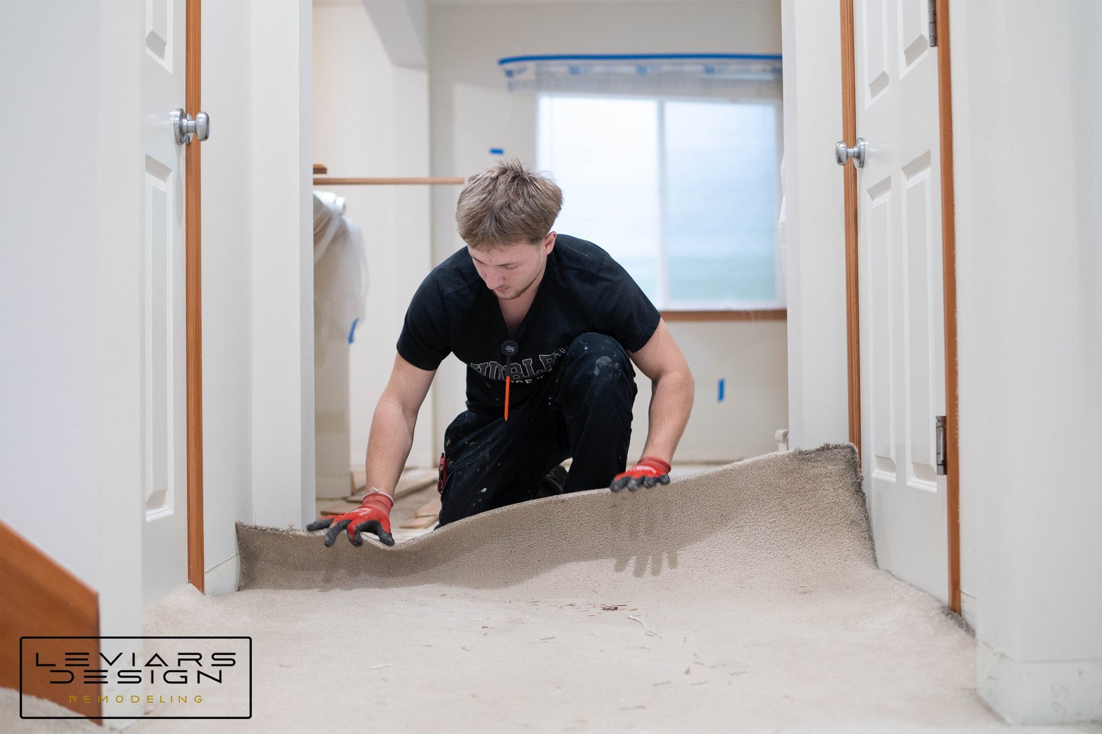 Lifting old flooring