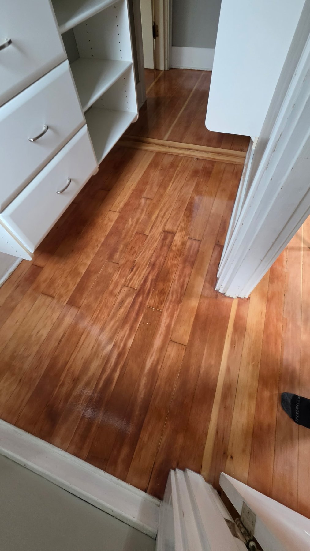 Original floor refinished