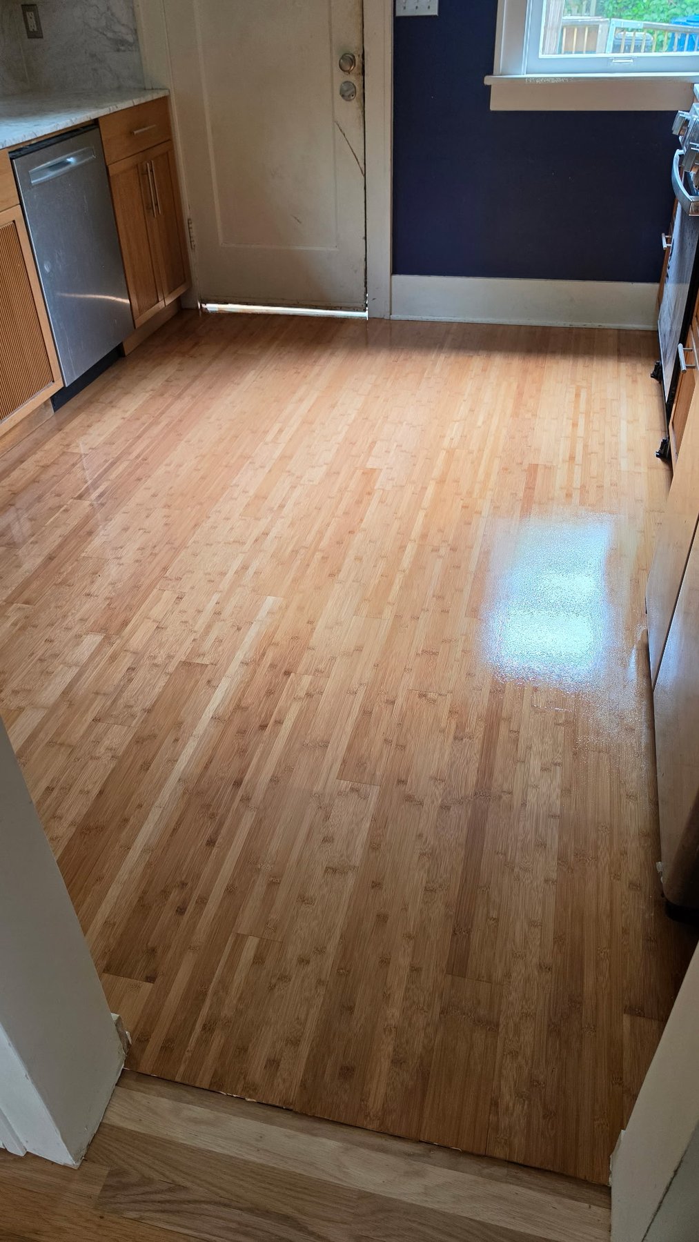 Refinished bamboo